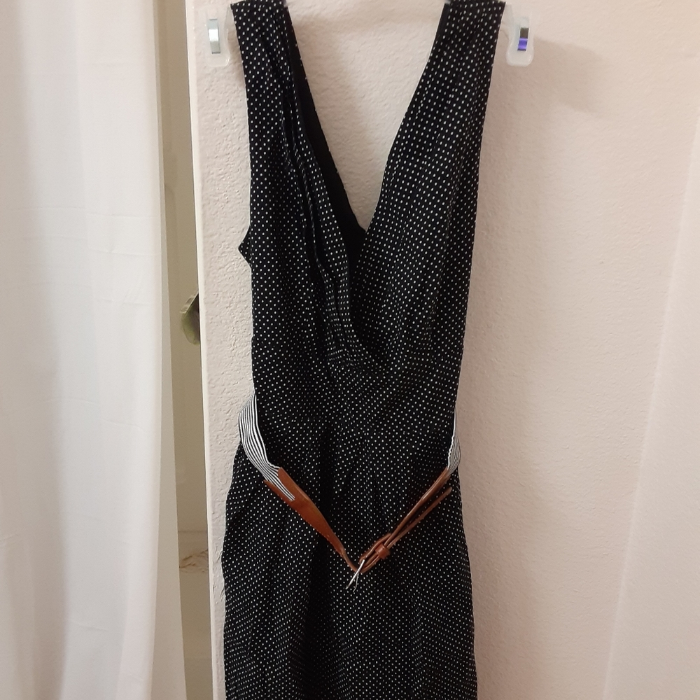 Black and White Polka Dot Dress